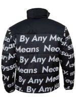 Goku Drip Black Puffer Jacket