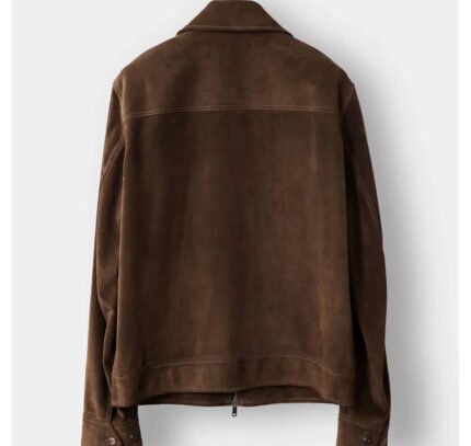 Buy_Brown_Suede_Bomber_Jacket