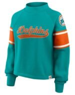 Miami Dolphins Mockneck Sweatshirt