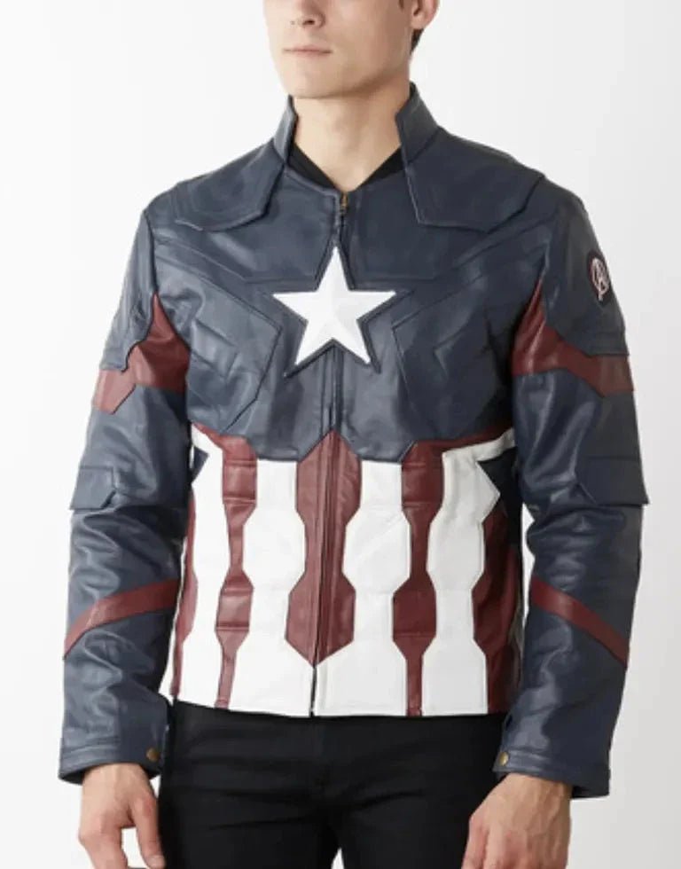 CaptainAmericaLeatherJacket_1f530f16-86f9-41be-a98c-df2d0592d543 Captain America Leather Jacket Zing Apparel