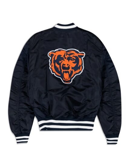 Chicago-Bears-Bomber-Black-Jacket