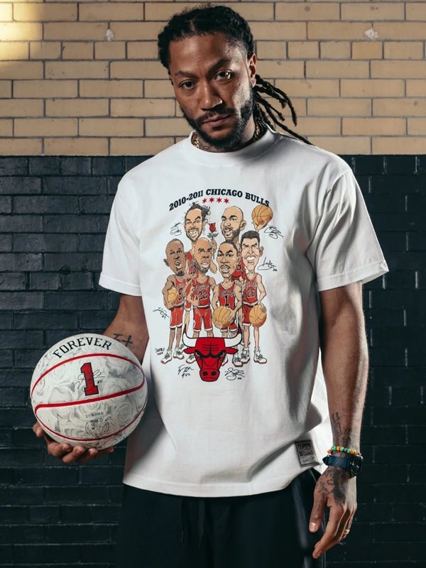 Chicago-Bulls-2010-11-Team-Caricature-T-Shirt Chicago-Bulls-2010-11-Team-Caricature-T-Shirt