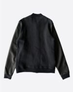Chrome Hearts
Black Leather Varsity Jacket
