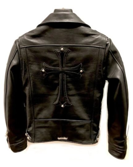Chrome Hearts Leather Jacket For Sale