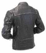 Classic Black Vintage Cafe Racer Leather Jacket Buy