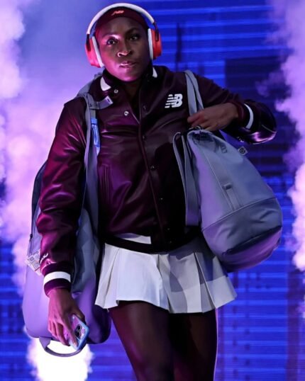 Coco-Gauff-New-Balance-Leather-Jacket-Us-Open