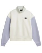Colorblock Half-Zip Mockneck Sweatshirt