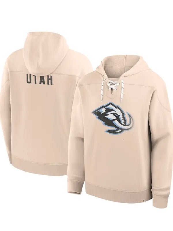Cream_Utah_Mammoth_Hoodie Cream Utah Mammoth Hoodie - Image 1