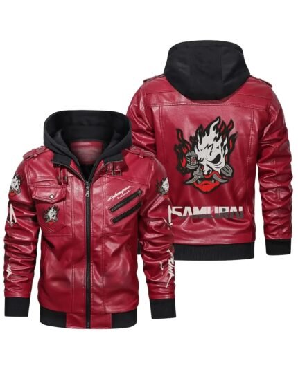 Cyberpunk-2077-Premium-Hooded-Samurai-Gaming-Red-Jacket