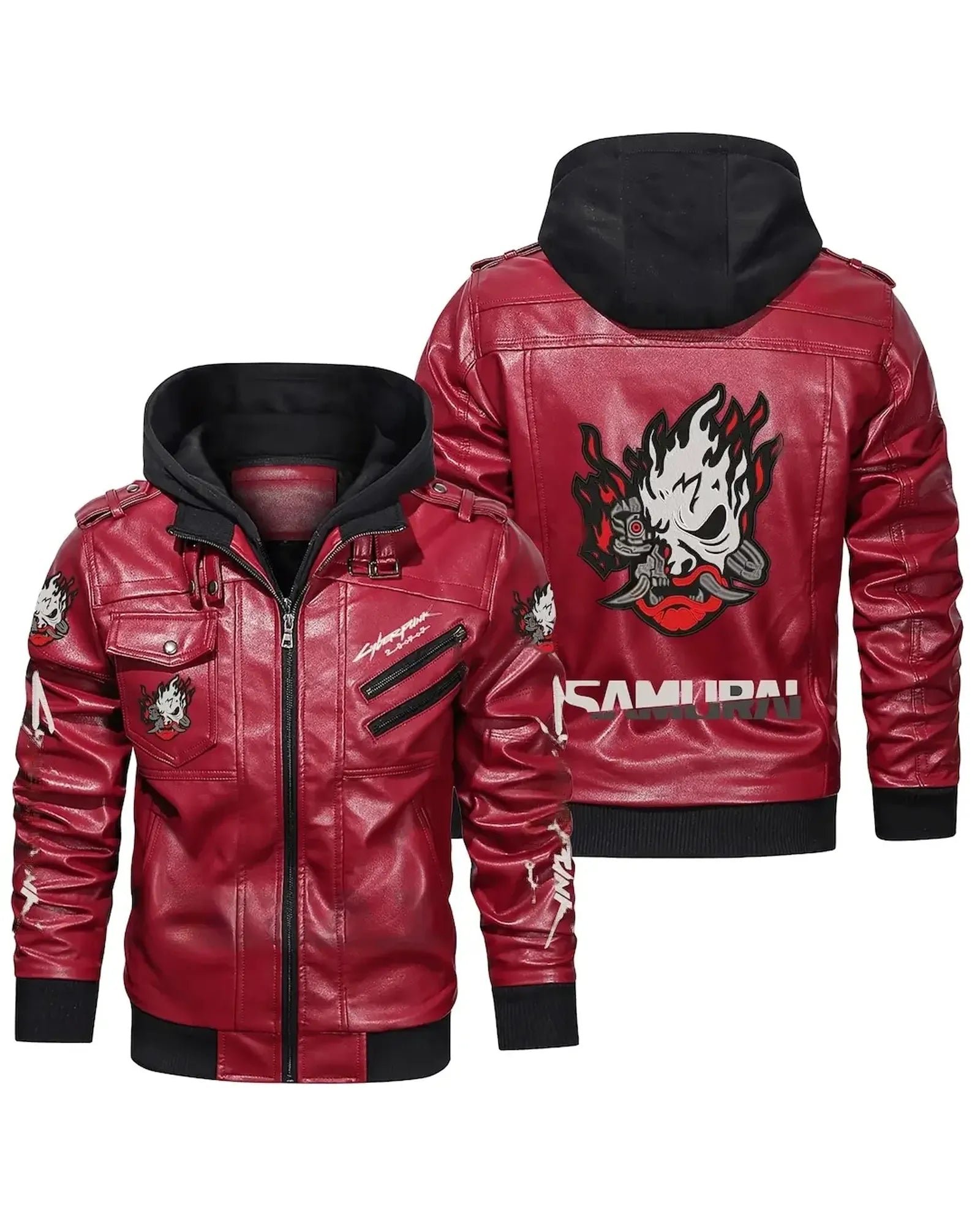 Cyberpunk-2077-Premium-Hooded-Samurai-Gaming-Red-Jacket Cyberpunk-2077-Premium-Hooded-Samurai-Gaming-Red-Jacket