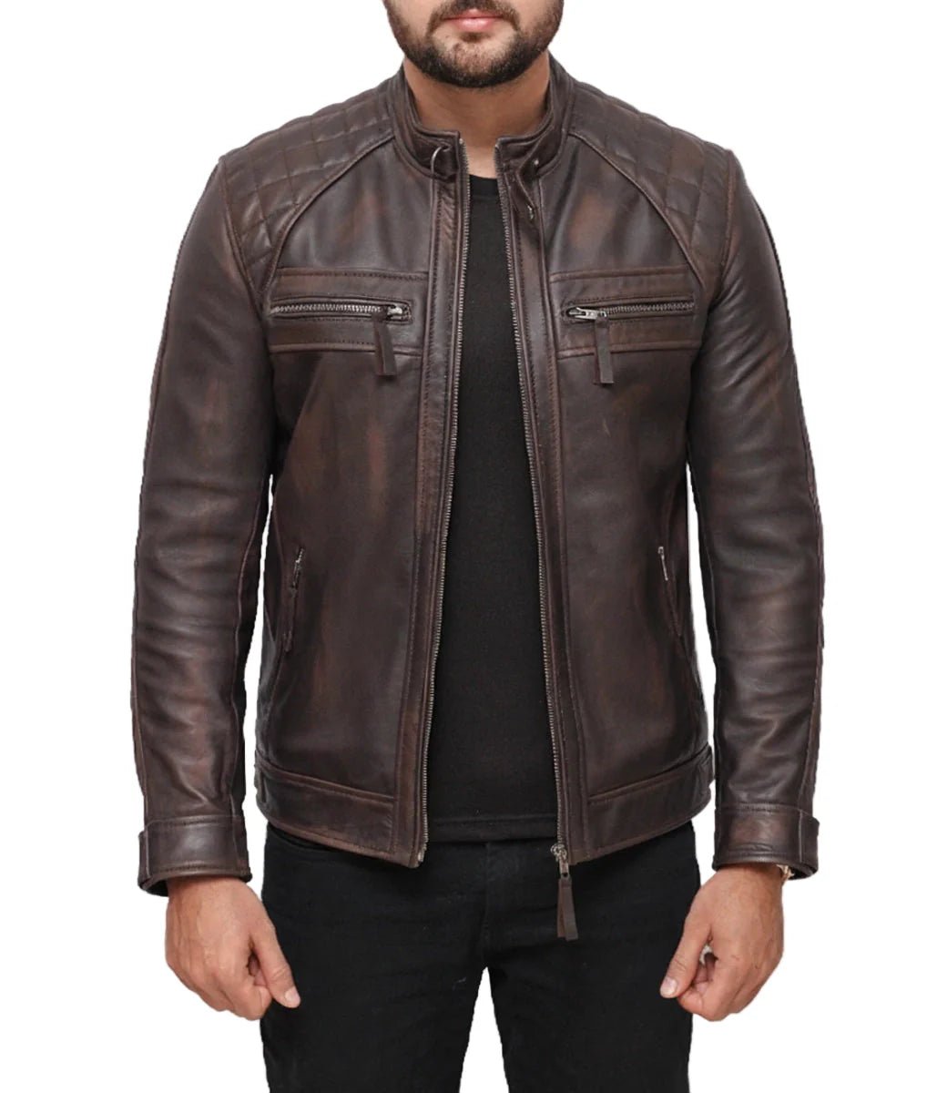 David-Quilted-Shoulder-Distressed-Leather-Jacket-For-Sale-1 David-Quilted-Shoulder-Distressed-Leather-Jacket-For-Sale