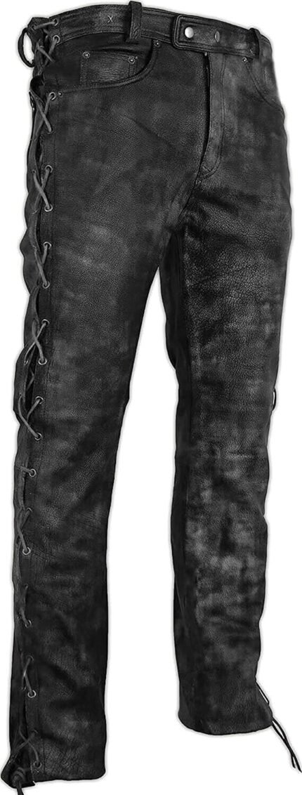 Distressed_Leather_Side_Laced_Up_Bikers_Waxed_Pants