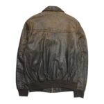 Frye Leather Jacket Brown Sale