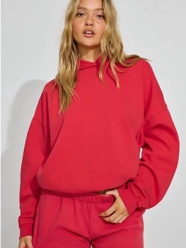 Garage_Ultrafleece_Hoodie_Red Garage Ultrafleece Hoodie Red