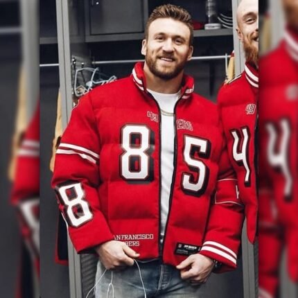 George Kittle 49ers Off Season Puffer Jacket
