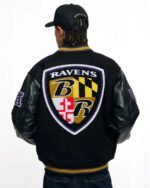Golf-Wang-2025-Baltimore-Ravens-Varsity-Jacket-Back