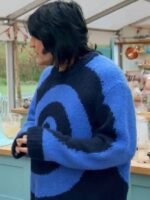 Great-British-Bake-Off-Noel-Fielding-BlueBlack-Knit-Sweater