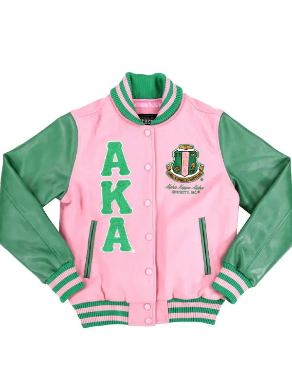 Green_AKA_Letterman_Jacket Green AKA Letterman Jacket - Image 1