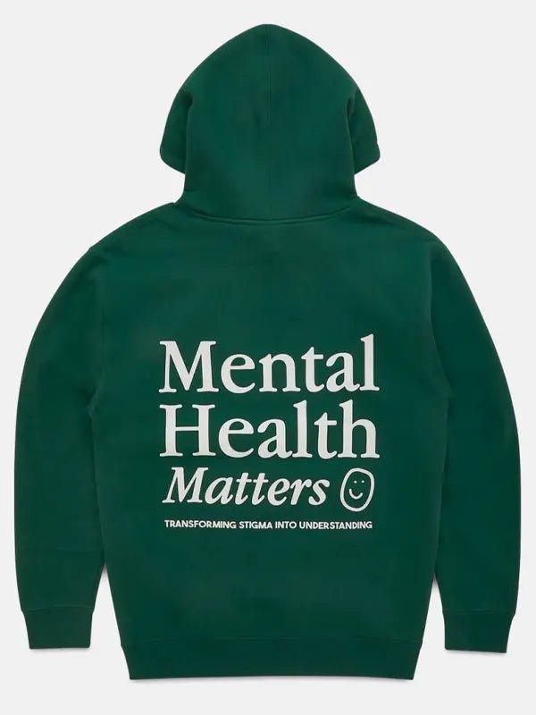 Green_Mental_Health_Matters_Hoodie Green Mental Health Matters Hoodie - Image 1