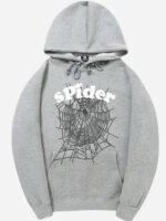 Grey Spider Hoodie