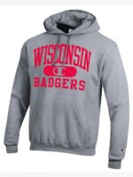Grey Wisconsin Badgers Hoodie - Image 10