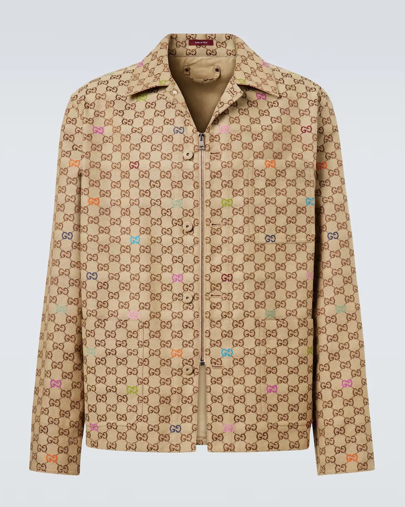 Gucci-Gg-Supreme-Canvas-Jacket Gucci-Gg-Supreme-Canvas-Jacket