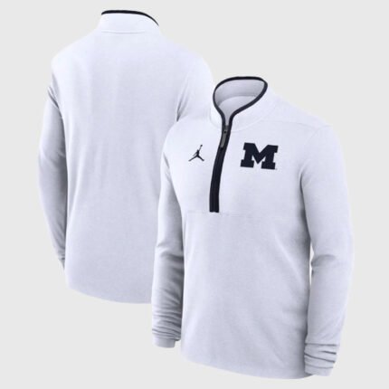 Half-Zip-Pullover-Long-Sleeve-Sweatshirt-Michigan-Wolverines
