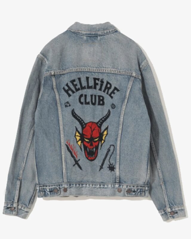 Hellfire Club Blue Denim Jacket
