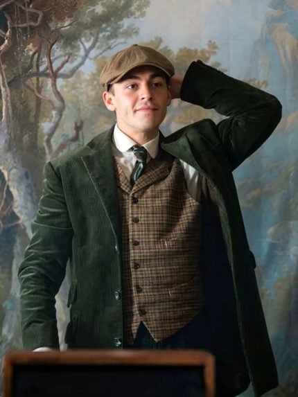 Hero Fiennes Young Sherlock 2026 Tiffin Green  Blazer