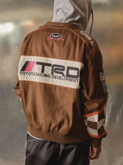 Huf-X-Toyota-Trd-Global-Racing-Jacket-Brown