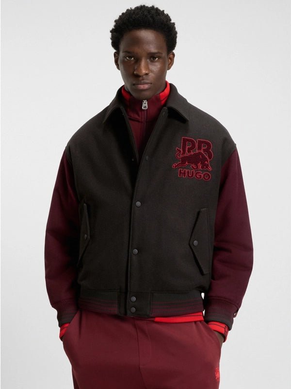 Hugo-X-Rb-Bomber-Jacket-With-Bull-Graphics HUGO X RB BOMBER JACKET WITH BULL GRAPHICS - Image 1