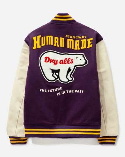Human-Made-Purple-Varsity-Jacket