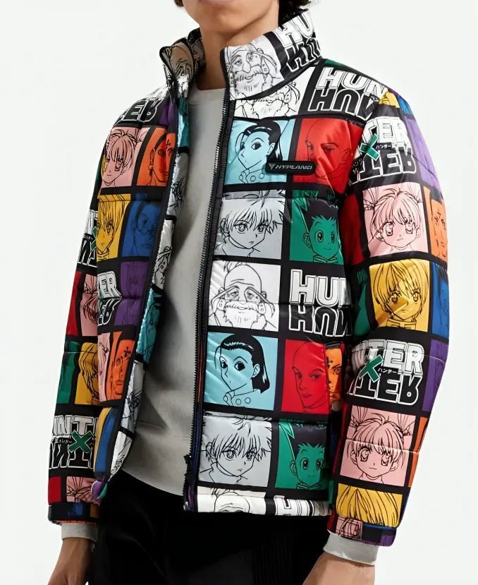 Hunter-X-Hunter-Puffer-Jacket-1 Hunter-X-Hunter-Puffer-Jacket