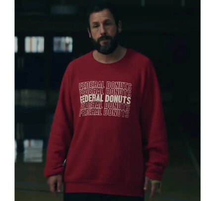 Hustle-2022-Adam-Sandler-Red-Sweatshirt