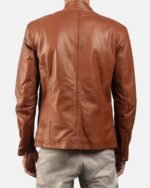 Ionic Brown Leather Jacket