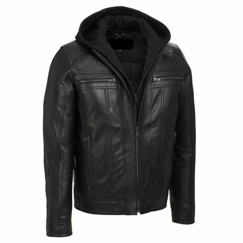 Johnson_Mens_Leather_Jacket_With_Hood_Black