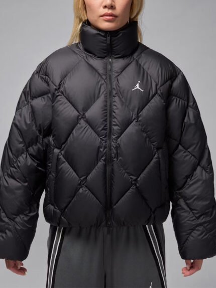 Jordan-Brooklyn-Womens-Quilted-Puffer-Jacket-Black