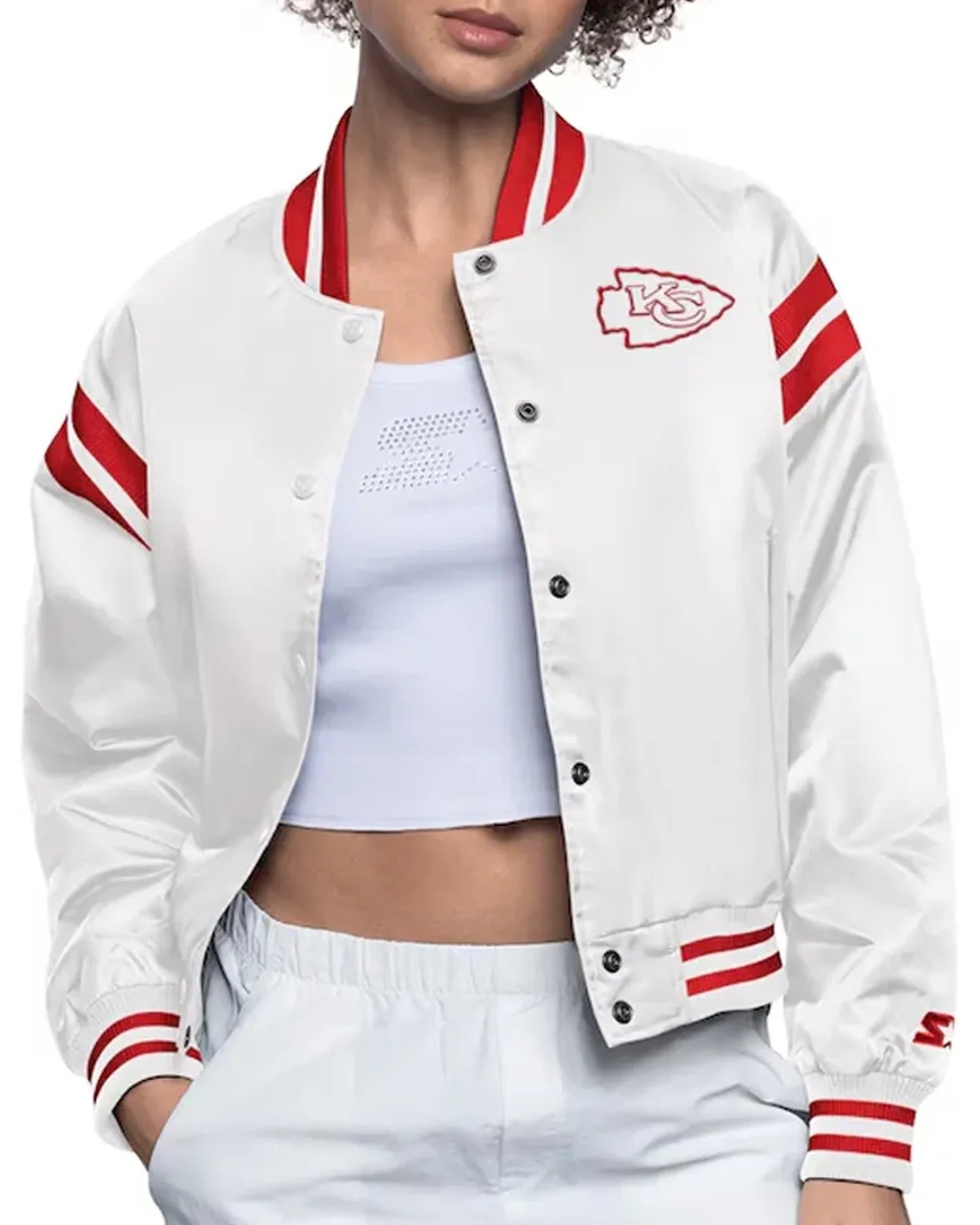 Kansas-City-Chiefs-White-Full-Count-Satin-Jacket-1 Kansas-City-Chiefs-White-Full-Count-Satin-Jacket