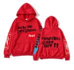 Kanye West Graffiti Letter Lucky me I see Ghosts Hoodie - Image 5