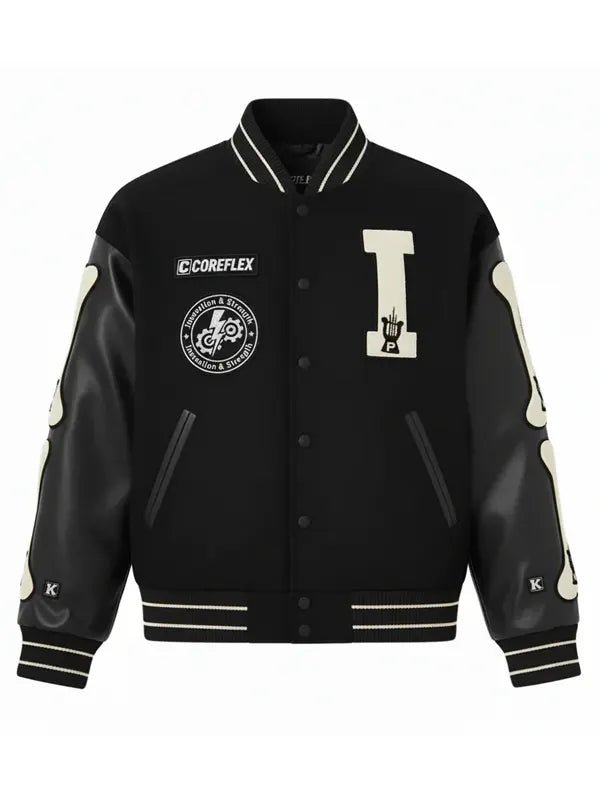 Kapital_Varsity_Jacket_Black Kapital Varsity Jacket Black - Image 1