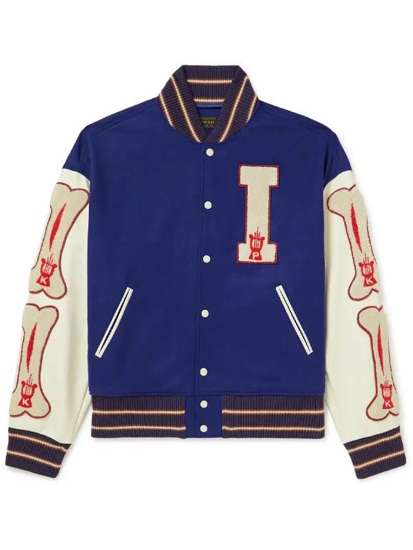 Kapital_Varsity_Jacket_Blue Kapital Varsity Jacket Blue - Image 1