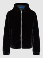 Karl-Lagerfeld-Fur-Jacket-Black