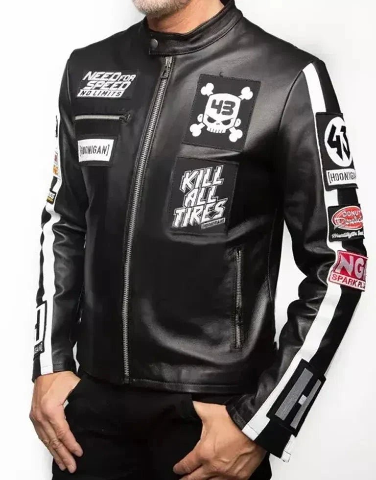 KenBlockLeatherJacket Ken Block Leather Jacket Zing Apparel