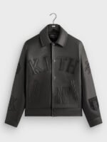 Kith-Pebbled-Leather-Varsity-Coaches-Jacket