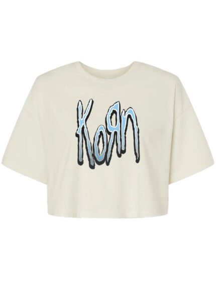 KoRn-Logo-Ladies-Crop-T-Shirt