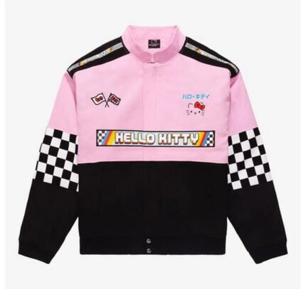 Kuromi_Racing_Jacket_Pink