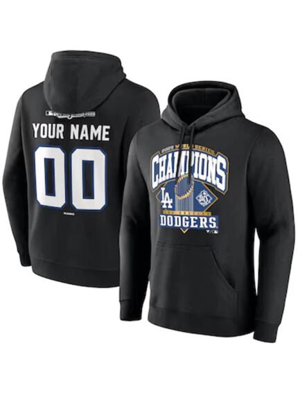 LA-Dodgers-2025-World-Series-Champions-Locker-Room-Parade-Black-Hoodie