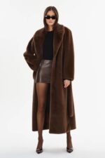 LAMARQUE-Darelle-Faux-Fur-Maxi-Coat-Walnut