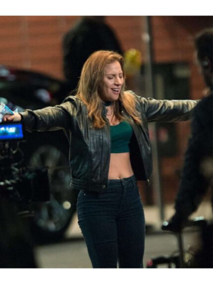 Lady Gaga Ally A Star Is Born Leather Jacket