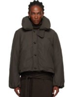 Lemaire-Brown-Short-Puffer-Blouson-Down-Jacket
